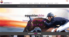 Desktop Screenshot of equestrian-globe.com